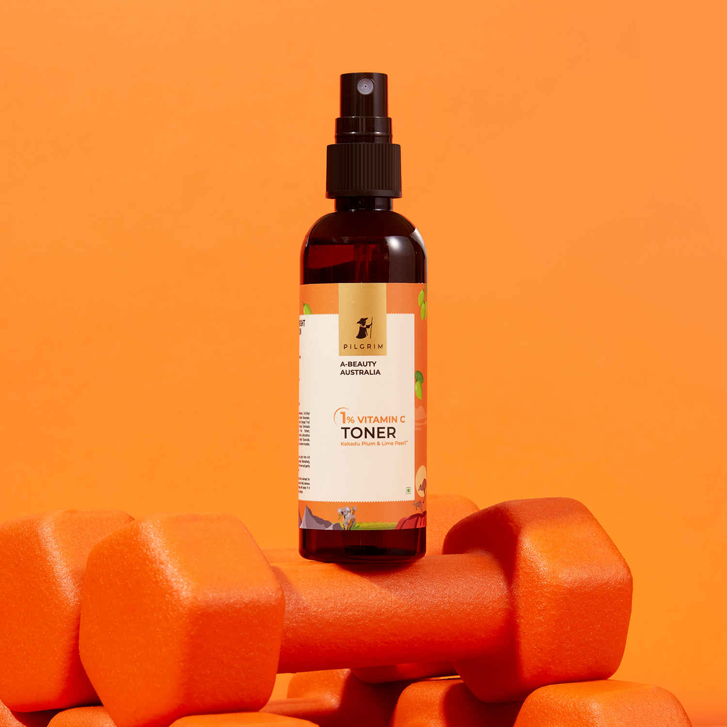 Buy Pilgrim 1% Vitamin C Toner with Kakadu Plum & Lime Pearl | For All Skin Types | Antioxidant Rich Enhances Brightness and Refines Pores | Dermatologically Tested | For Men & Women (100 ml) - Purplle