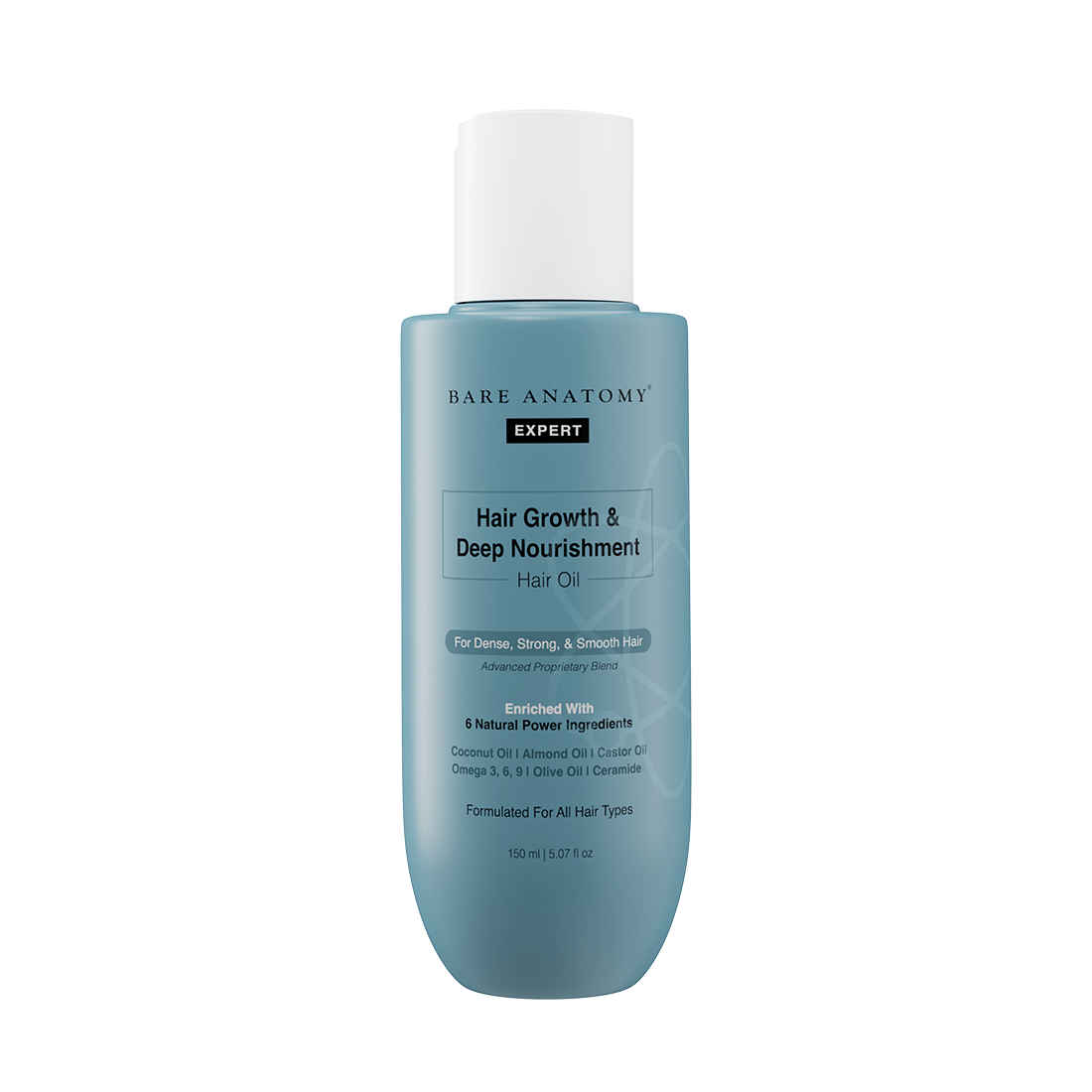 Buy Bare Anatomy Hair Growth & Deep Nourishment Hair Oil | Coconut, Almond, Olive & Castor Oil | Hair Oil (150 ml) - Purplle