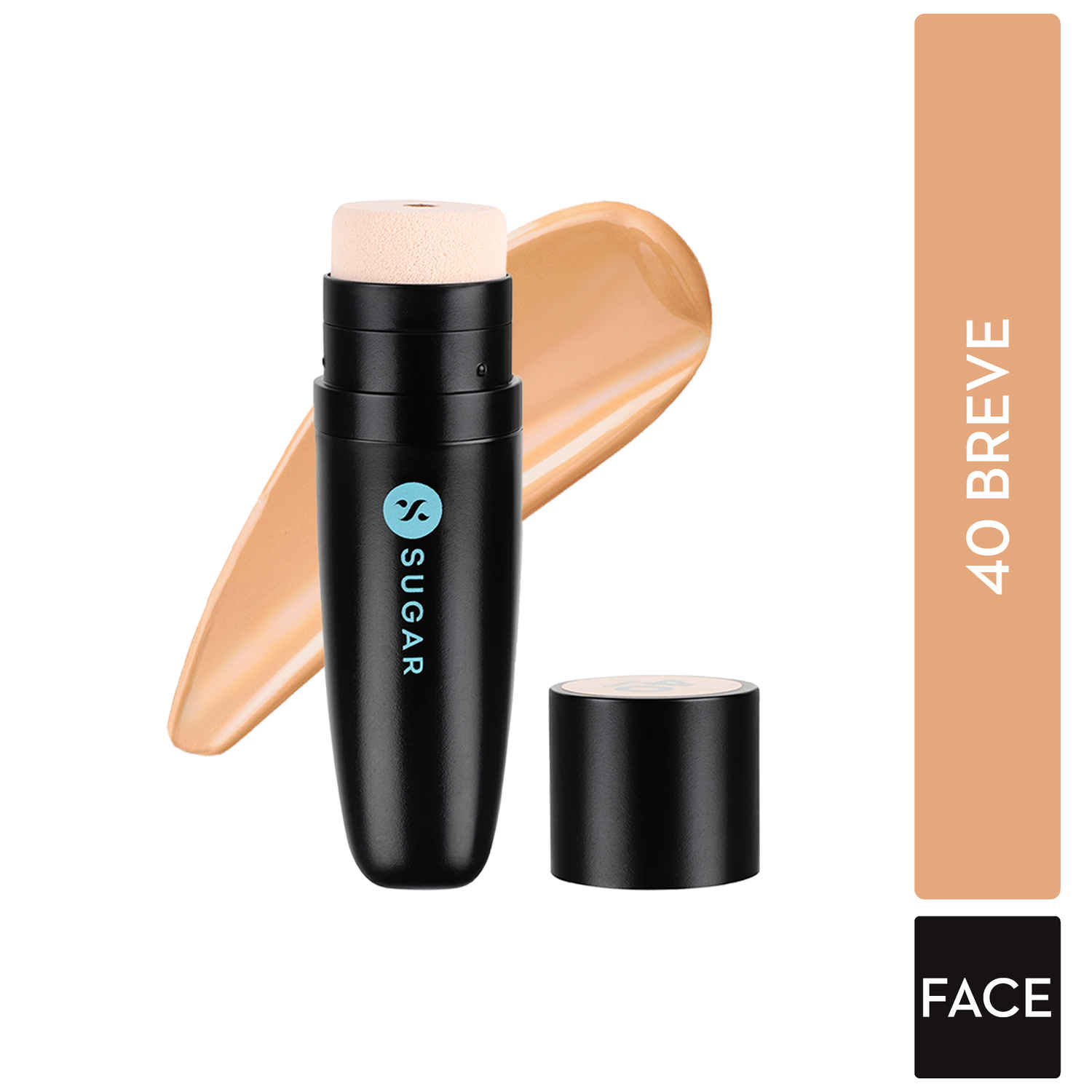 Buy SUGAR Cosmetics Aquaholic Hydrating Foundation | Full Coverage | For All Skin Types | With Built-In Cushion Applicator | 30 gm - 40 Breve - Purplle
