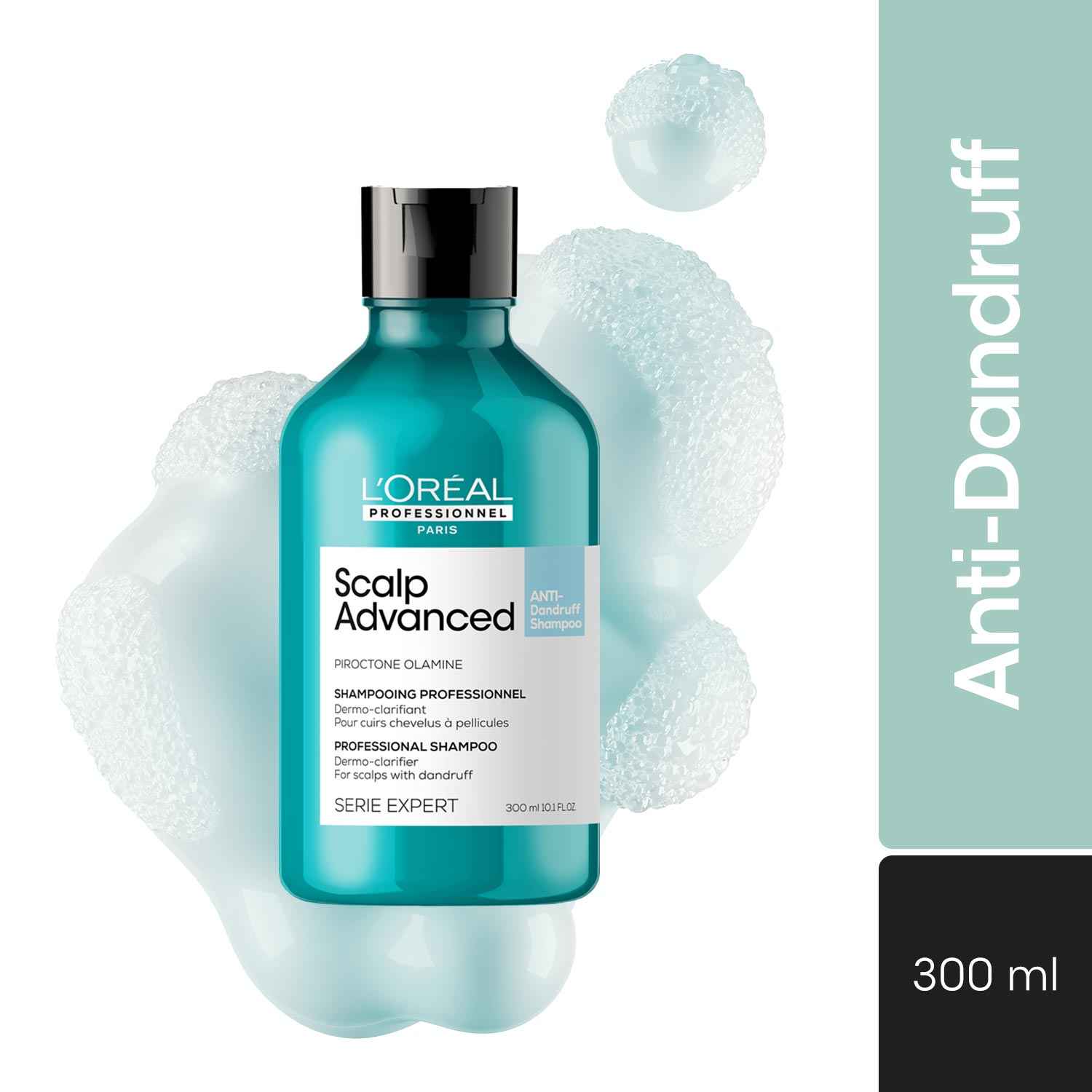 Buy L'Oreal Professionnel Scalp Advanced Anti-Dandruff Dermo-Clarifier Shampoo 300 ml | Removes Dandruff - Purplle