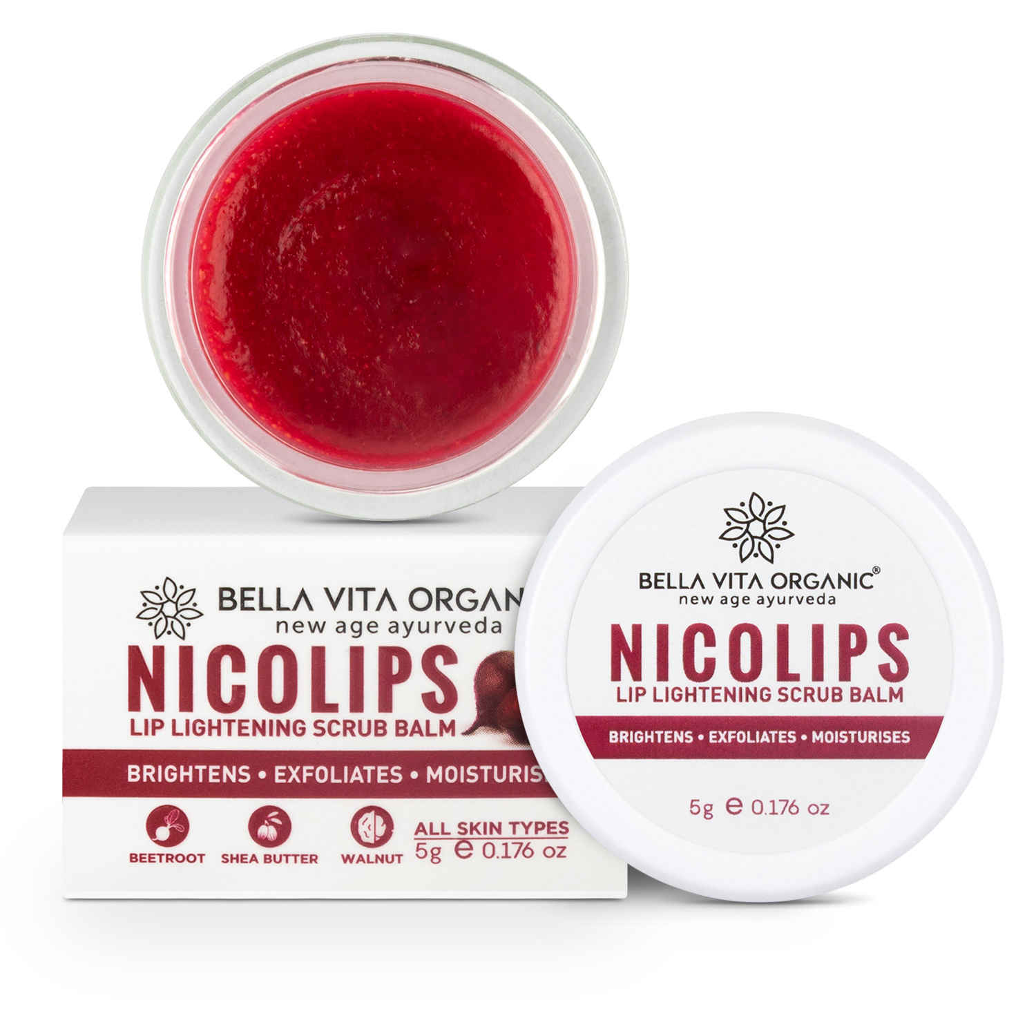 Buy Bella Vita Organic Nicolips Mini (5 gm) - Purplle