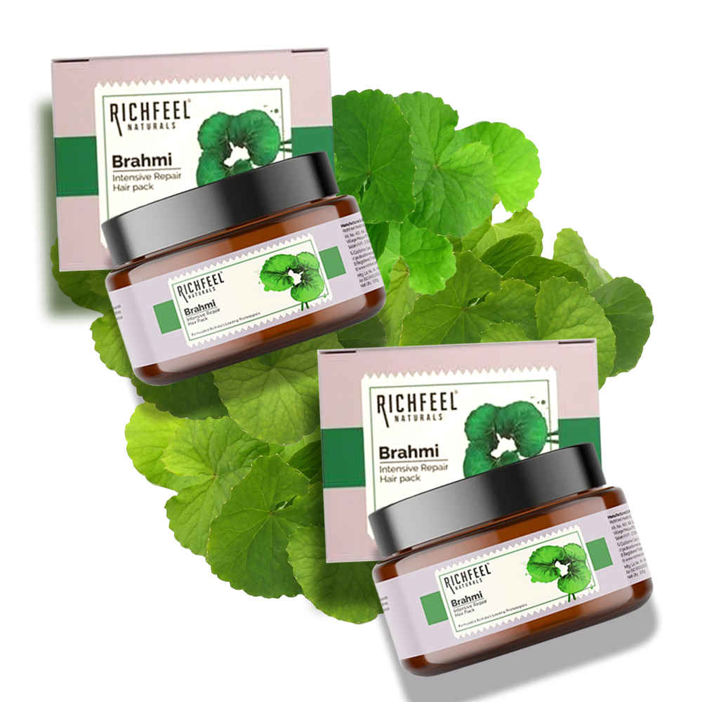 Buy Richfeel Brahmi Hair Pack - Pack Of 2 (100 g) - Purplle