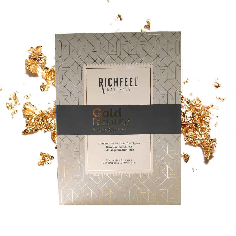 Buy Richfeel Gold Facial Kit (5 x 50 gm) - Purplle