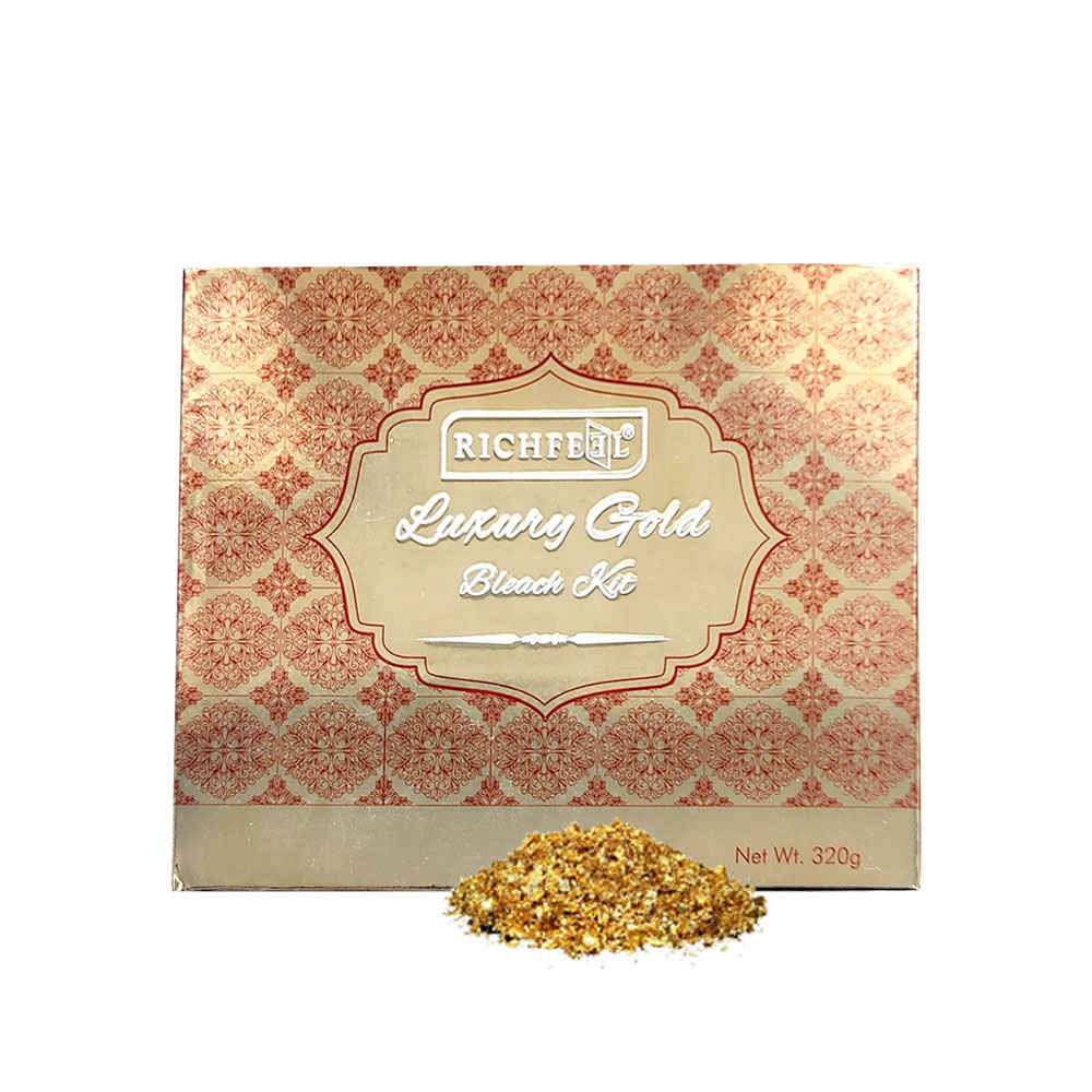 Buy Richfeel Luxury Gold Bleach Kit 320g X 2 Combo - Combo of 2 - Purplle