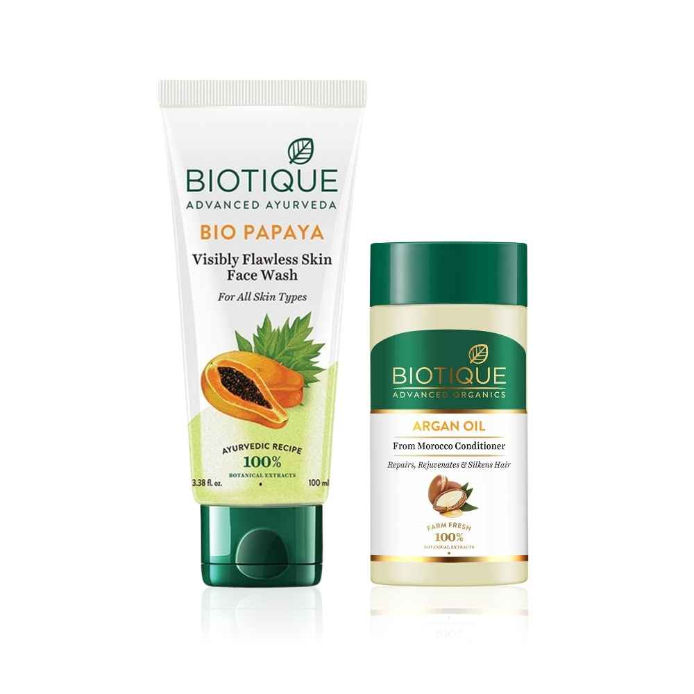 Buy Biotique Minis Kit | Facewash and Conditioner Combo of 2 - Purplle