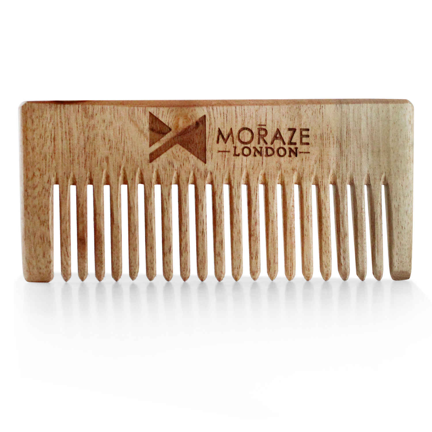 Buy Moraze Wooden Neem Comb for Hair Growth, Hairfall, Dandruff Control, Frizz Control, Treated with Neem Oil, Comb for Men & Women - Purplle