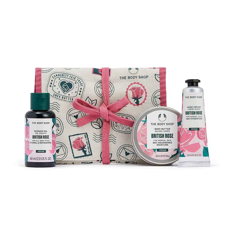 Buy The Body Shop Bloom & Glow British Rose Mini Gift-1 Pc - Purplle