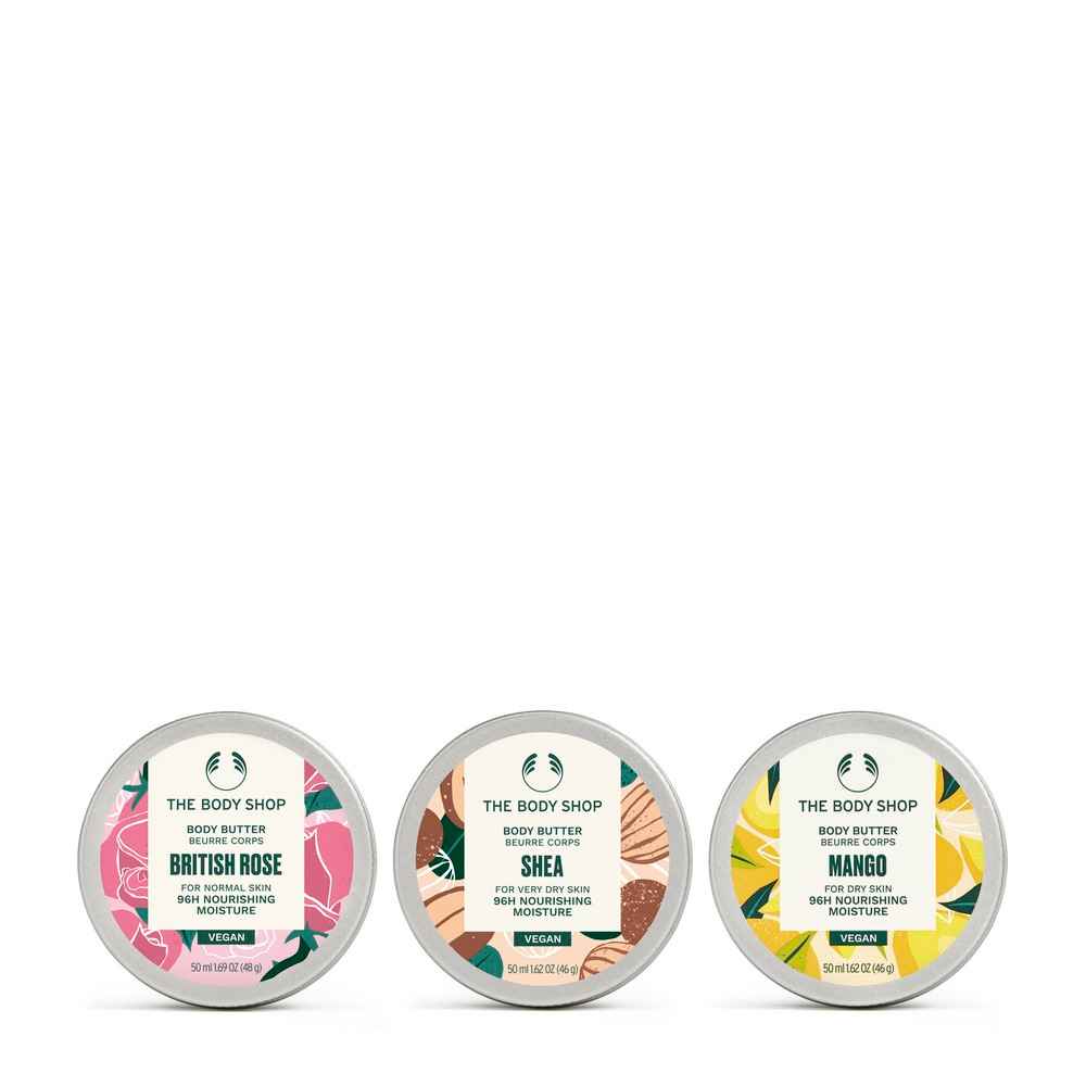 Buy The Body Shop Comfort & Cheer Body Butter Trio-1Pc - Purplle