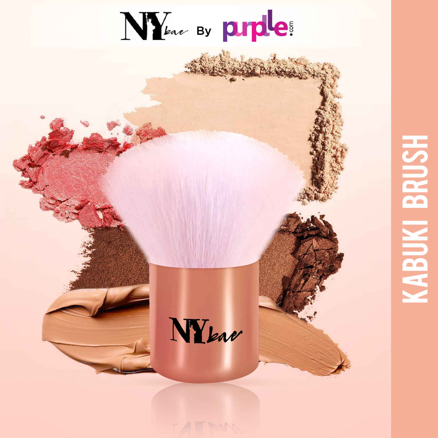 Buy NY Bae Pro Kabuki Brush | Multipurpose | Smooth Blending | Even Application | Fine & Soft Bristles - 1 Pc - Purplle