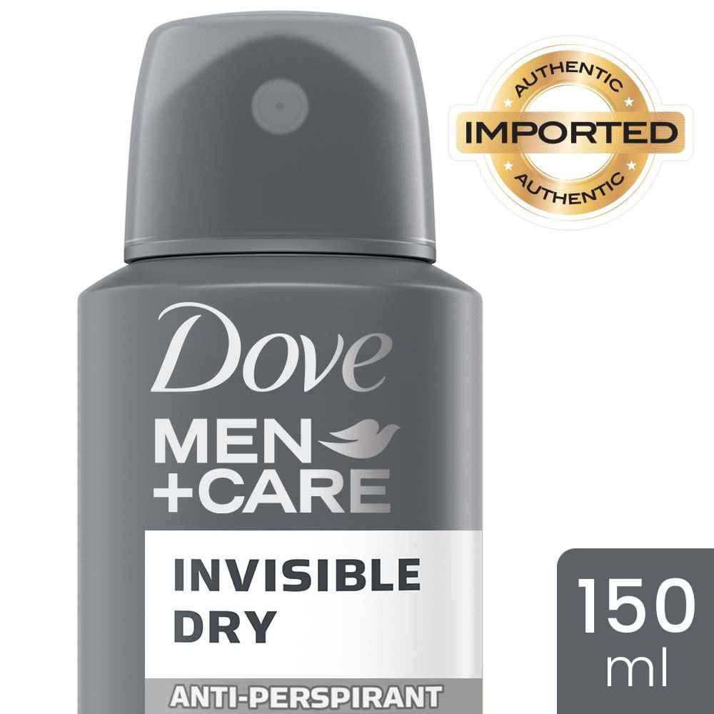 Buy Dove Men+Care Invisible Dry Spray Antiperspirant Deodorant (150 ml) - Purplle