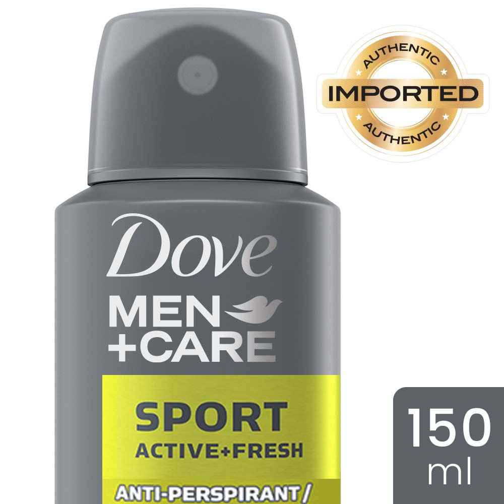 Buy Dove Men+Care Sport Active + Fresh Dry Spray Antiperspirant Deodorant (150 ml) - Purplle