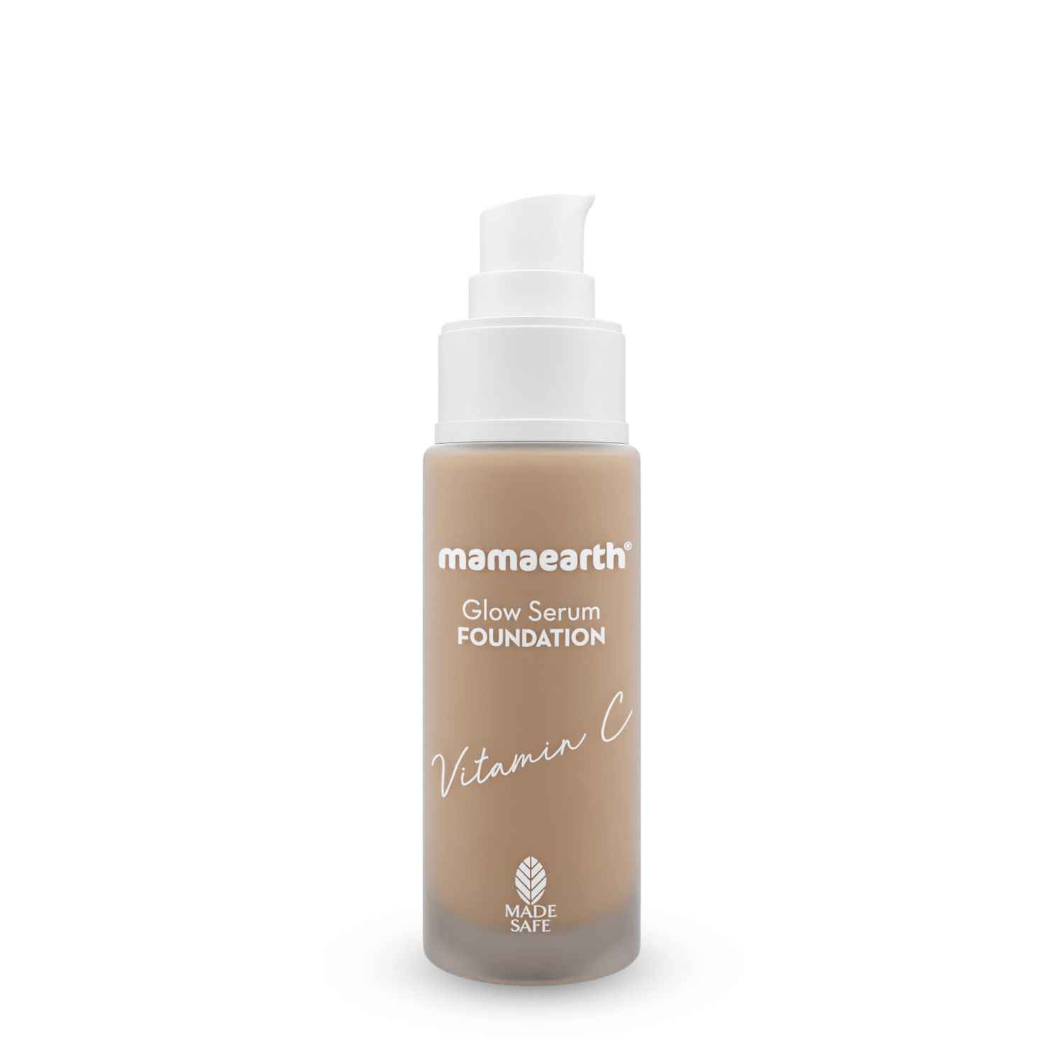 Buy Mamaearth Glow Serum Foundation with Vitamin C & Turmeric for 12-Hour Long Stay - 08 Natural Glow - 30 ml - Purplle