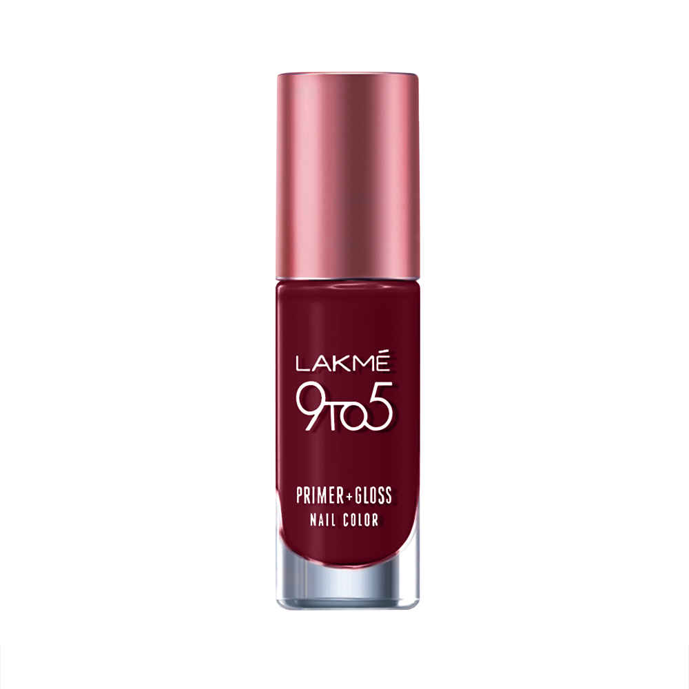 Buy Lakme 9to5 P+G Nail Smokey Crimson - Purplle