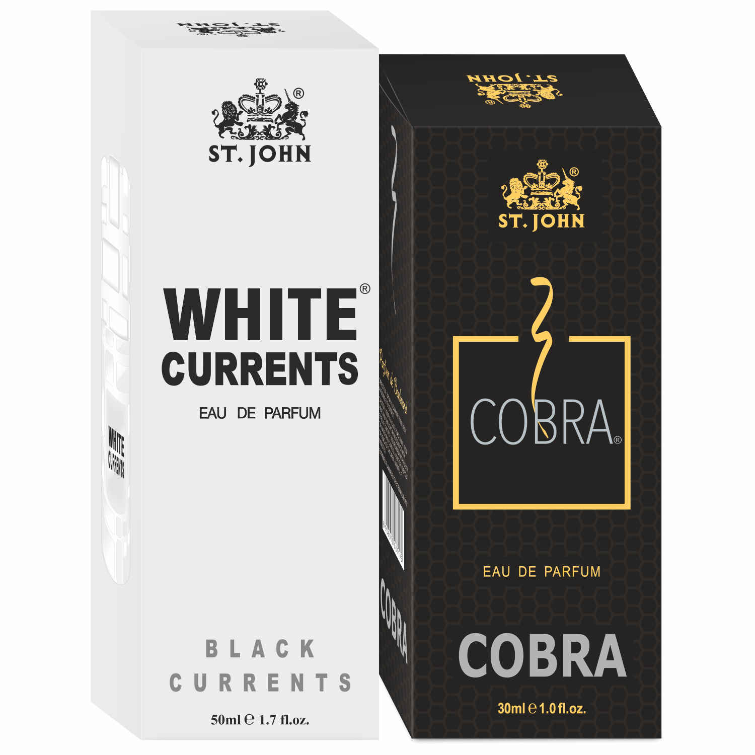 Buy St John Cobra 30 ml & White Current 50 ml Body Perfume Combo Gift Pack Eau de Parfum - 80 ml (For Men & Women) - Purplle