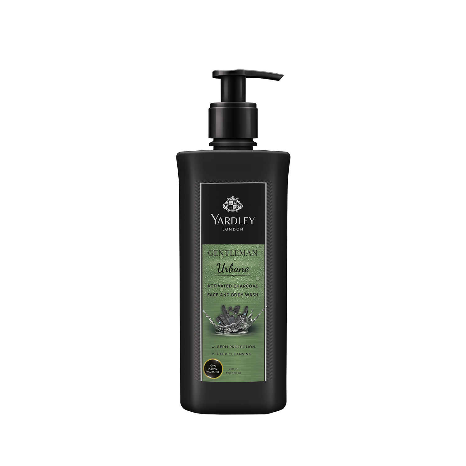 Buy Yardley London Gentleman Urbane, Face and Body wash for Men, With Activated Charcoal, Germ Protection & Deep Cleansing, 250ml Shower Gel - Purplle