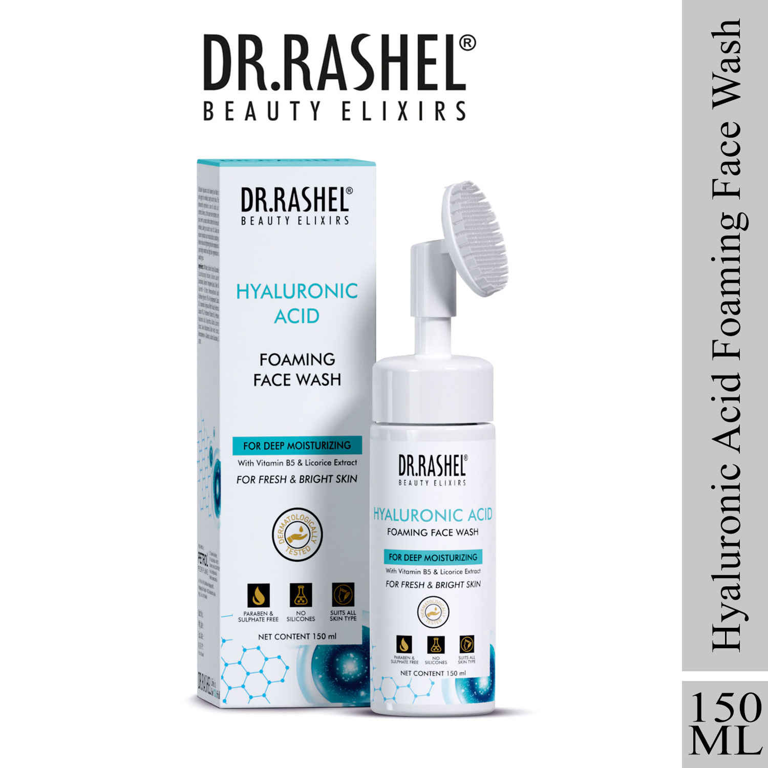 Buy Dr.Rashel Hyaluronic Acid Foaming Face Wash (150 ml) - Purplle