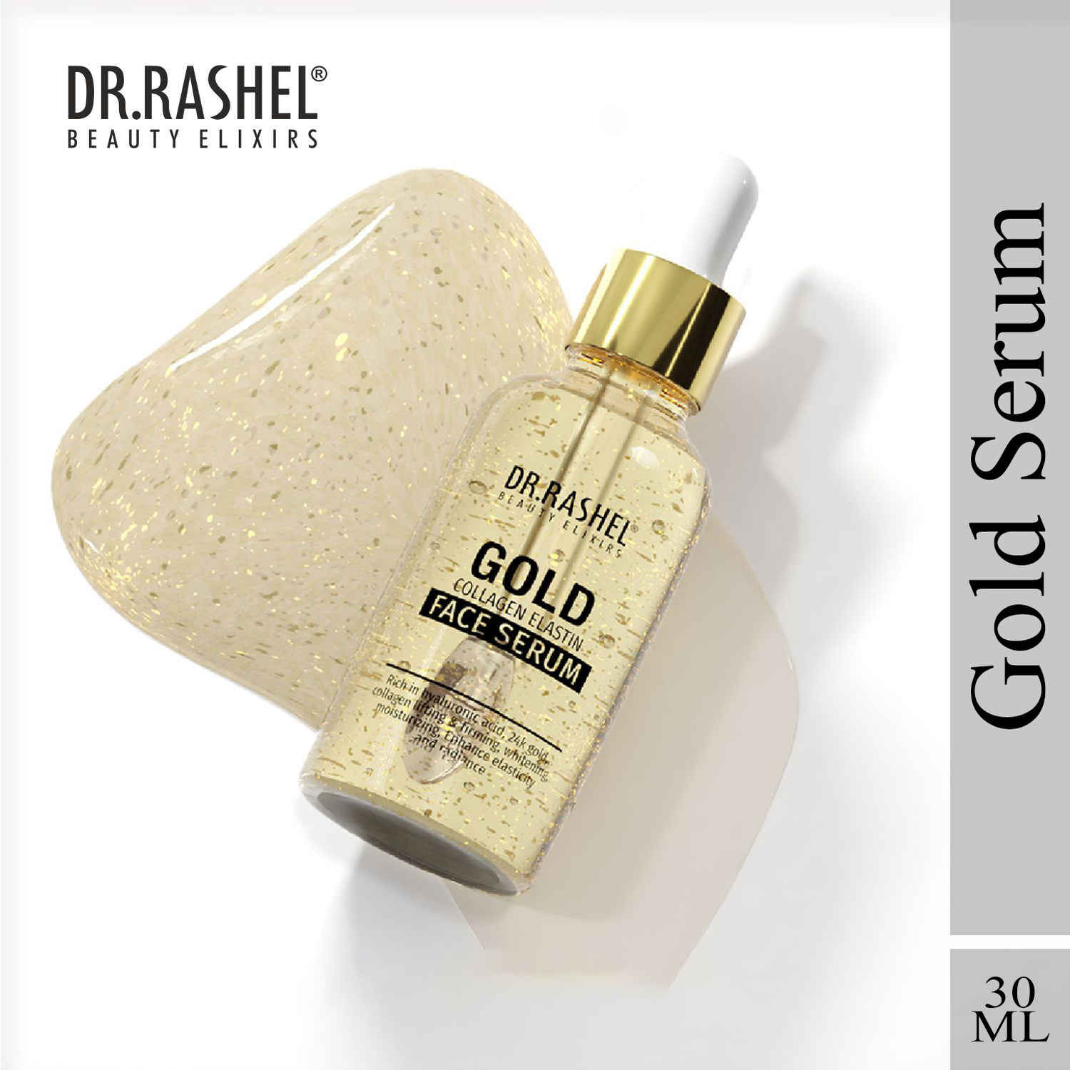 Buy Dr.Rashel Gold Face Serum Collagen Elastin (30ml) - Purplle