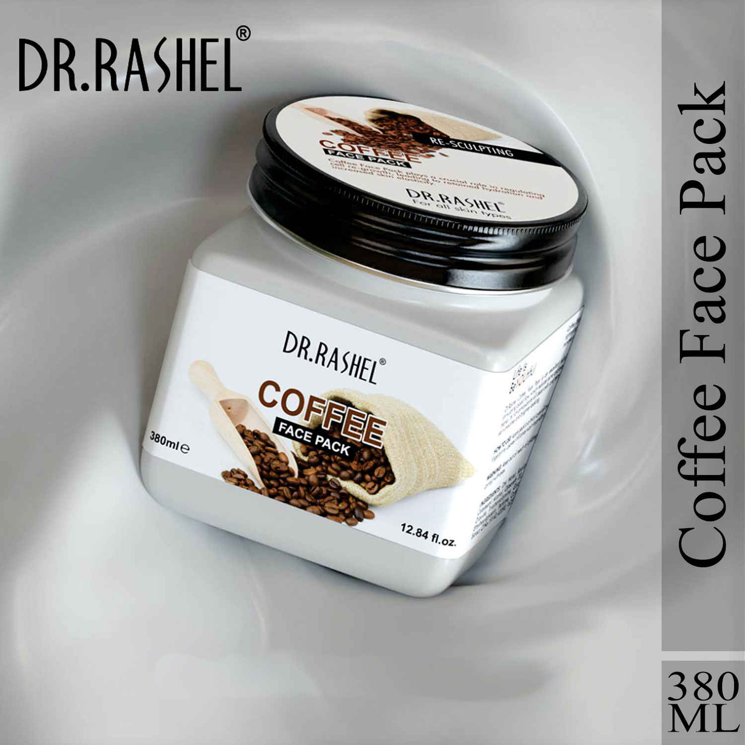 Buy Dr.Rashel Re-Sculpting Coffee Face Pack For All Skin Types (380 ml) - Purplle