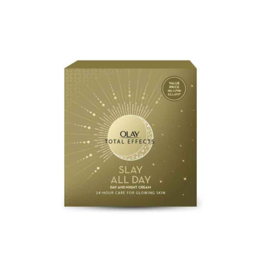 Buy Olay Total Effects Day Cream + Olay Total Effects Night Cream - Slay All Day Pack(100gm) Colour : Size : - Purplle