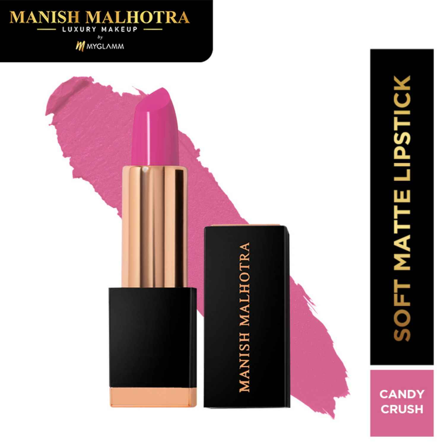 Buy Manish Malhotra Beauty By MyGlamm Soft Matte Lipstick-Candy Crush-4 gm - Purplle