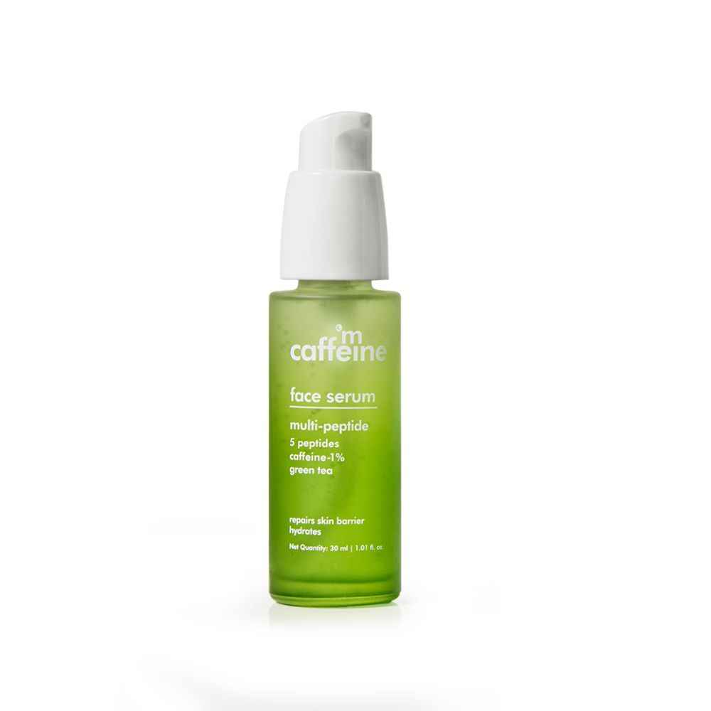 Buy mCaffeine Green Tea Face Serum with Multi-Peptides 30 ml - Purplle