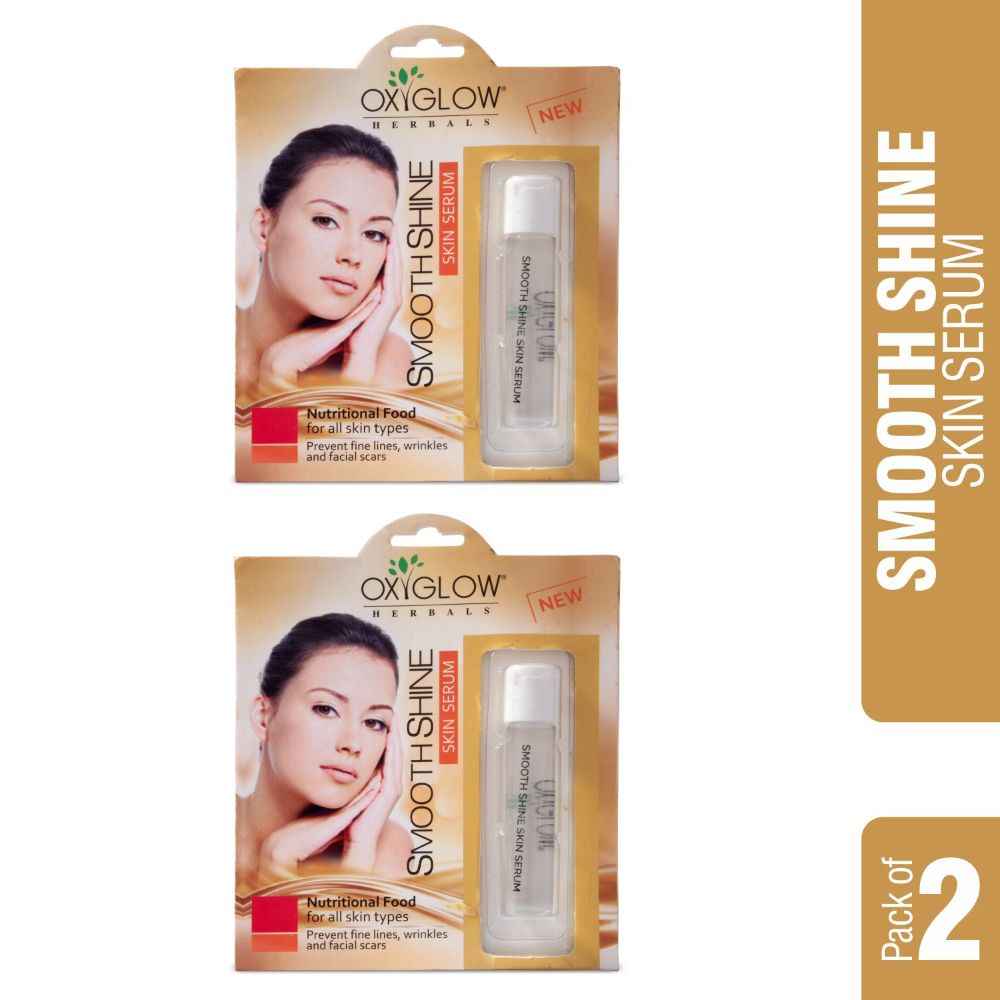 Buy OxyGlow Herbals Smooth Shine Skin Serum - 10 ml - Purplle