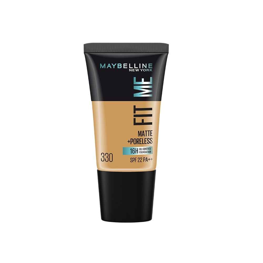 Buy Maybelline New York Fit Me Matte+Poreless Liquid Foundation Tube - Toffee 330 (18 ml) - Purplle