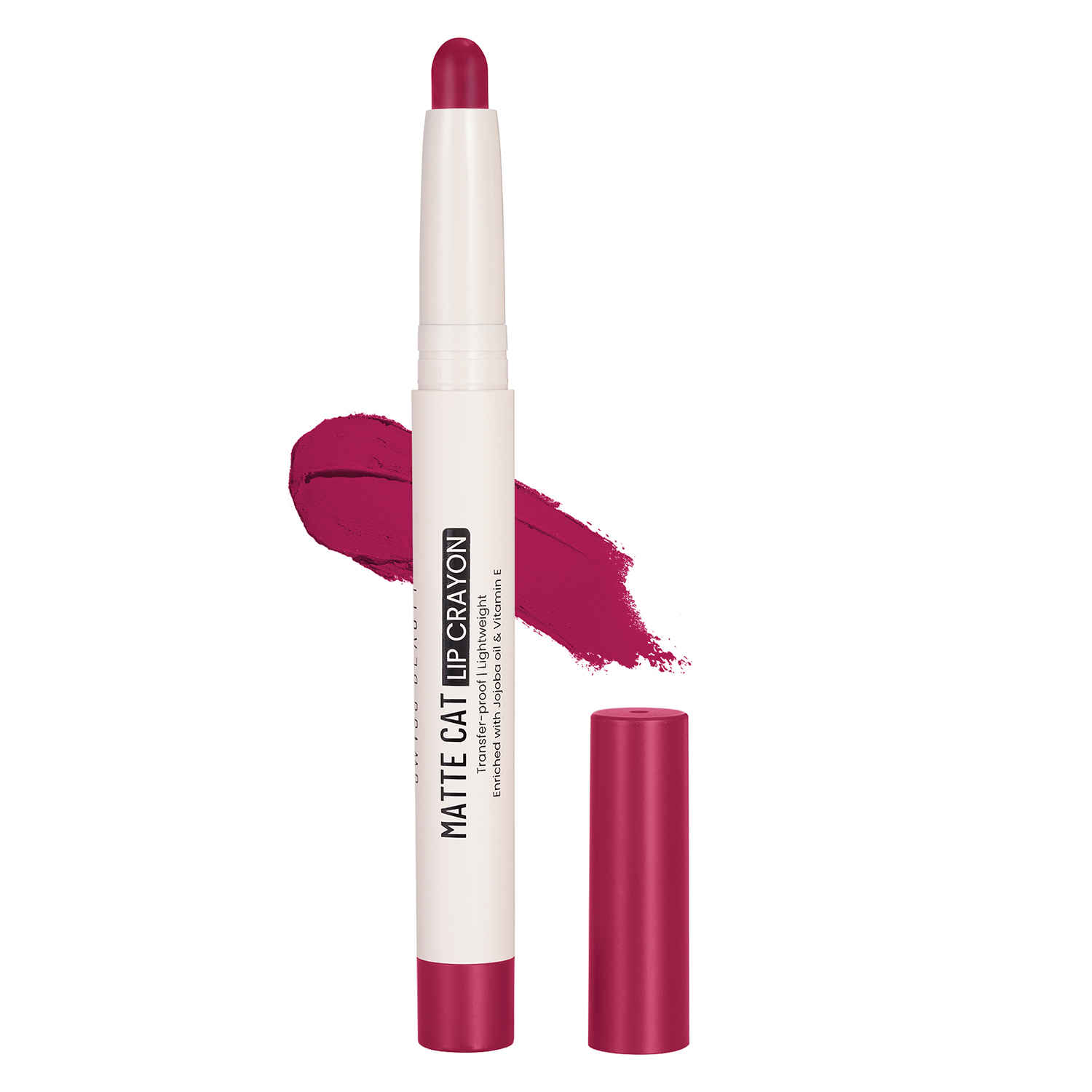 Buy Swiss Beauty Non-Transfer Matte Cat Lip Crayon | Water-Resistant | Long-Lasting 8 Hours Stay | Retractable Lip Crayon |Lighweight|Shade 12 Sinful Scarlet 1.5 gm - Purplle