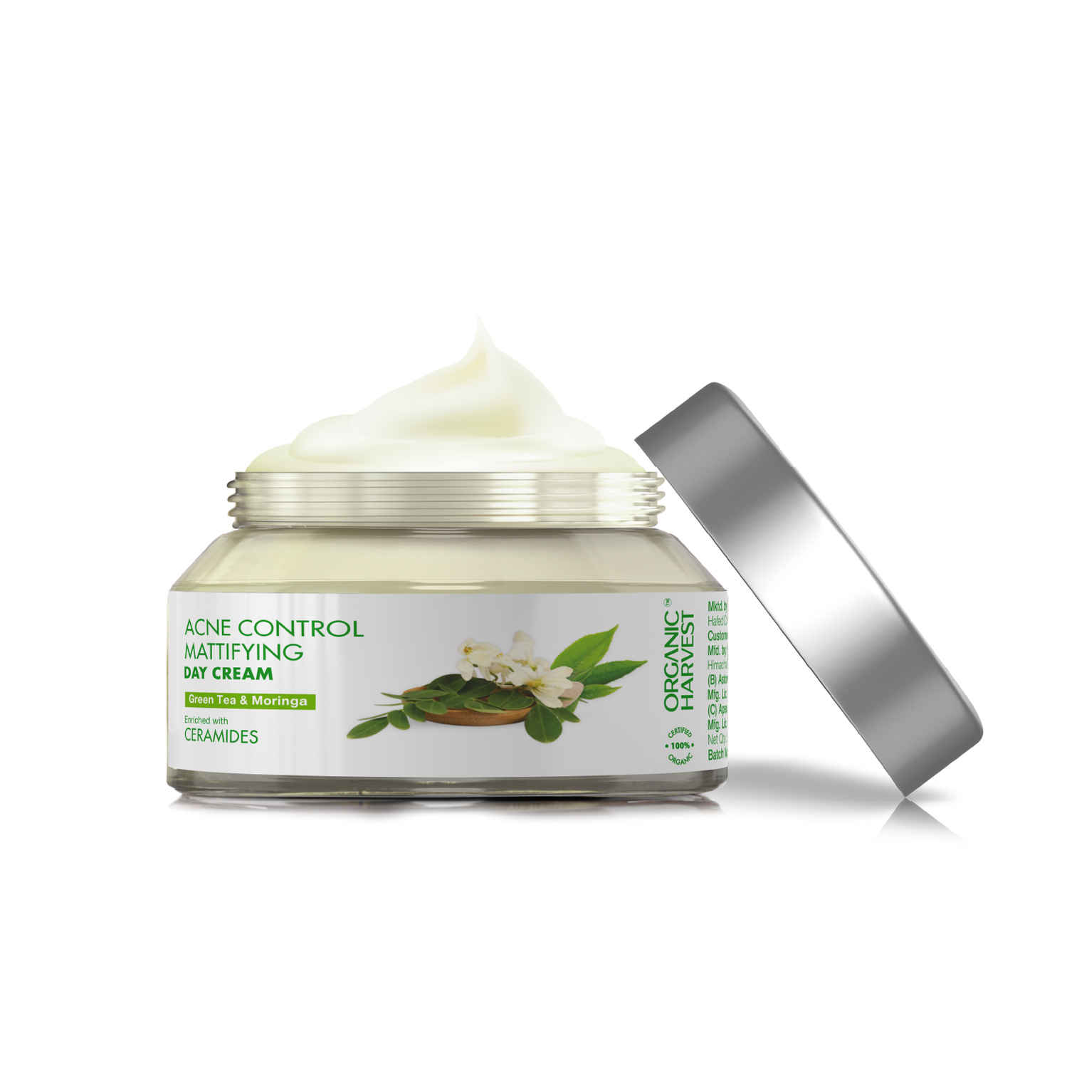 Buy Organic Harvest Vitamin B Organic Day Cream with Spinach and Niacinamide, 50 gm, Ideal for Oily and Combination Skin, Fights Pimples and Painful Acne, 100% Organic - Purplle