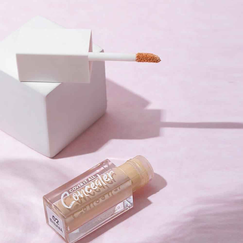 Buy Cuffs N Lashes Cover It All Liquid Concealer, Banana-02 - 6 ml - Purplle