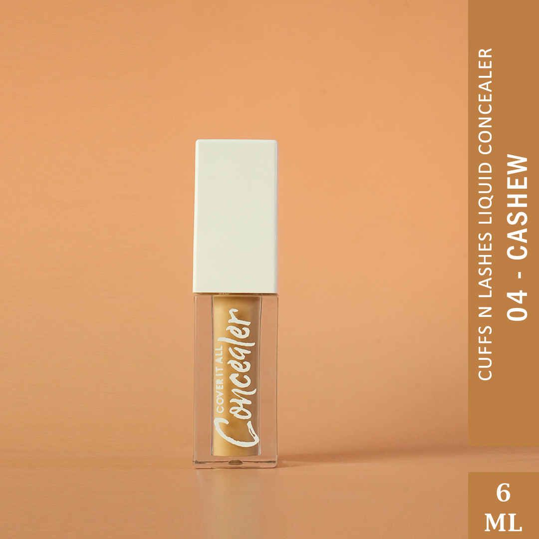 Buy Cuffs N Lashes Cover It All Liquid Concealer, Cashew-04 - 6 ml - Purplle