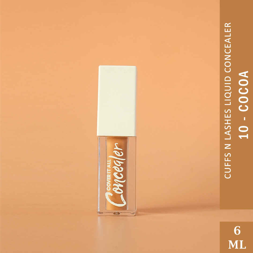 Buy Cuffs N Lashes Cover It All Liquid Concealer, Cocoa-10 - 6 ml - Purplle