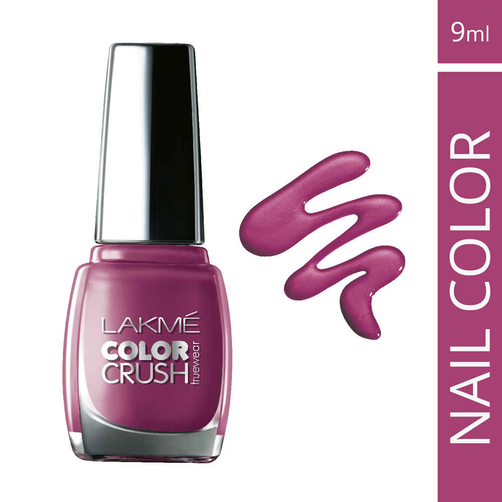 Buy Lakme True Wear Color Crush Nail Color Lavender 11 (9 ml) - Purplle