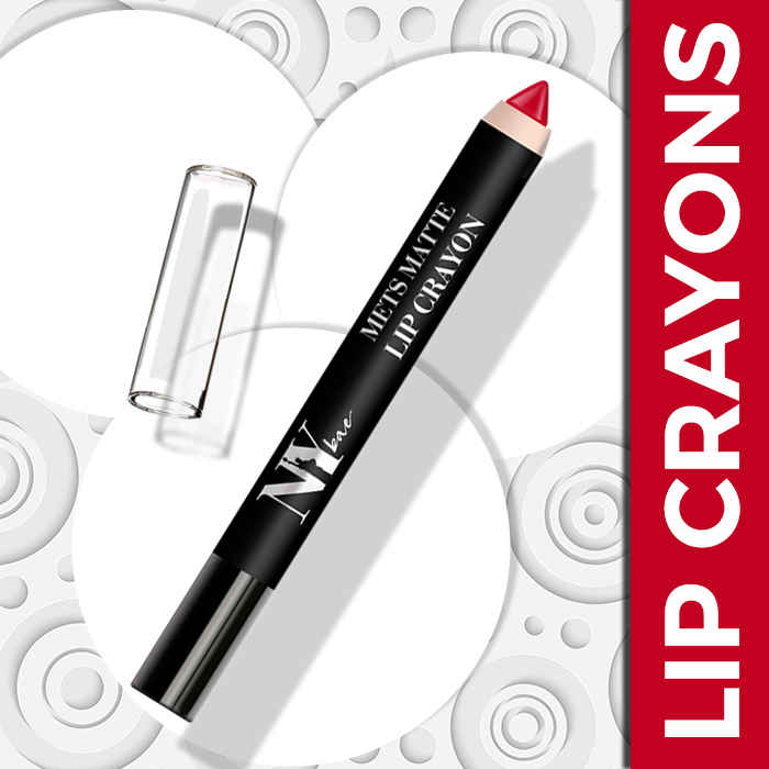 Buy NY Bae Mets Matte Lip Crayon | Satin Texture | Red | Enriched with Vitamin E - Bases Loaded 9 (2.8 g) - Purplle