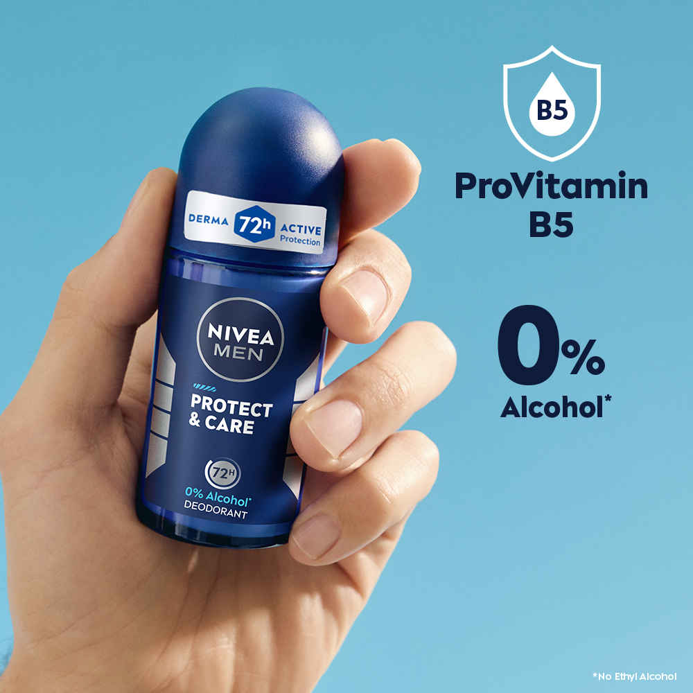 Buy NIVEA MEN Deodorant Roll on, Protect & Care, 50 ml - Purplle