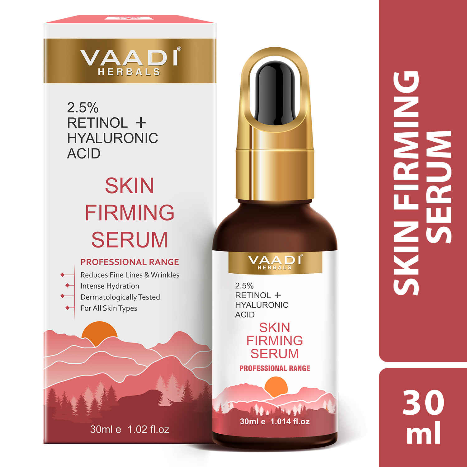 Buy Vaadi Herbals Skin Firming Serum With 2.5% Retinol & Hyaluronic Acid - 30 ml - Purplle