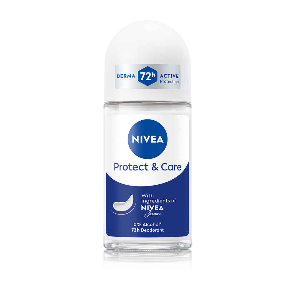 Buy NIVEA Deodorant Roll On Protect & Care 50 ml - Purplle