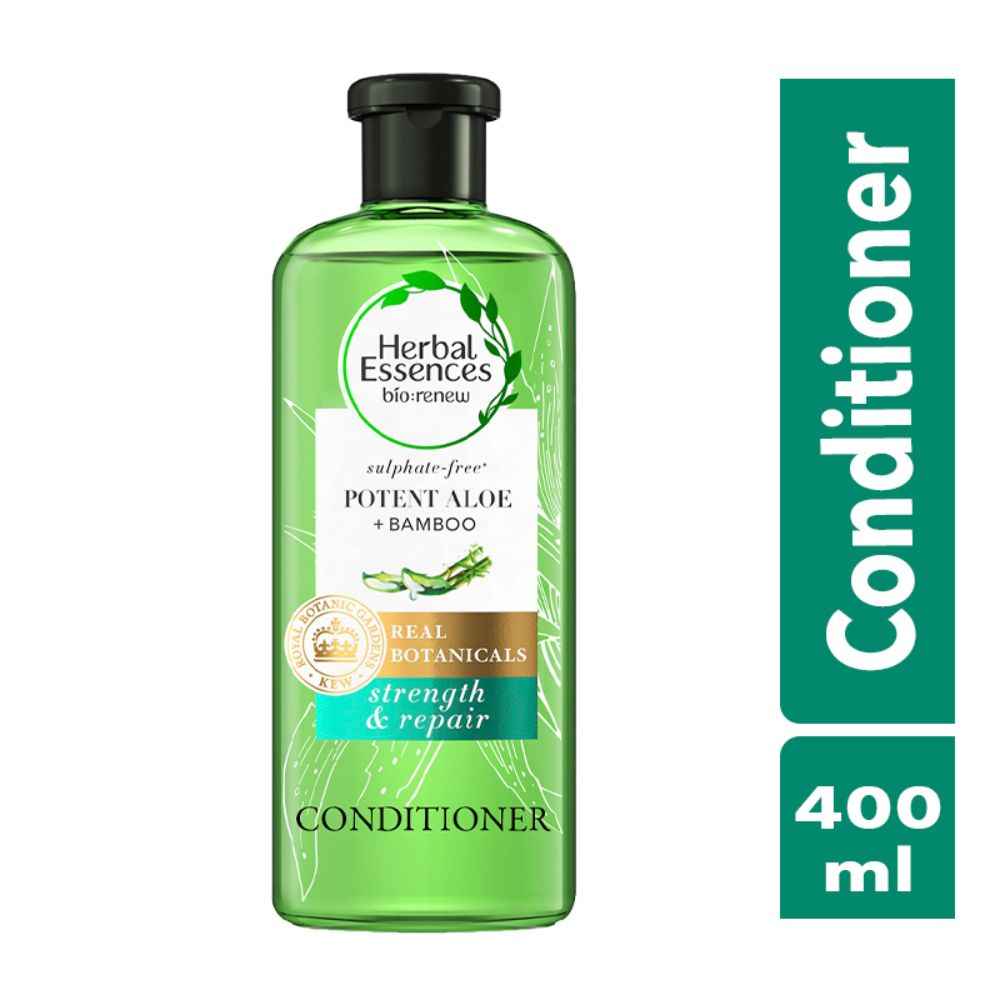 Buy Herbal Essences Aloe Vera Conditioner for Soft Hair with Pure Aloe Vera & Bamboo, Sulphate & Paraben Free Conditioner, 400 ml - Purplle