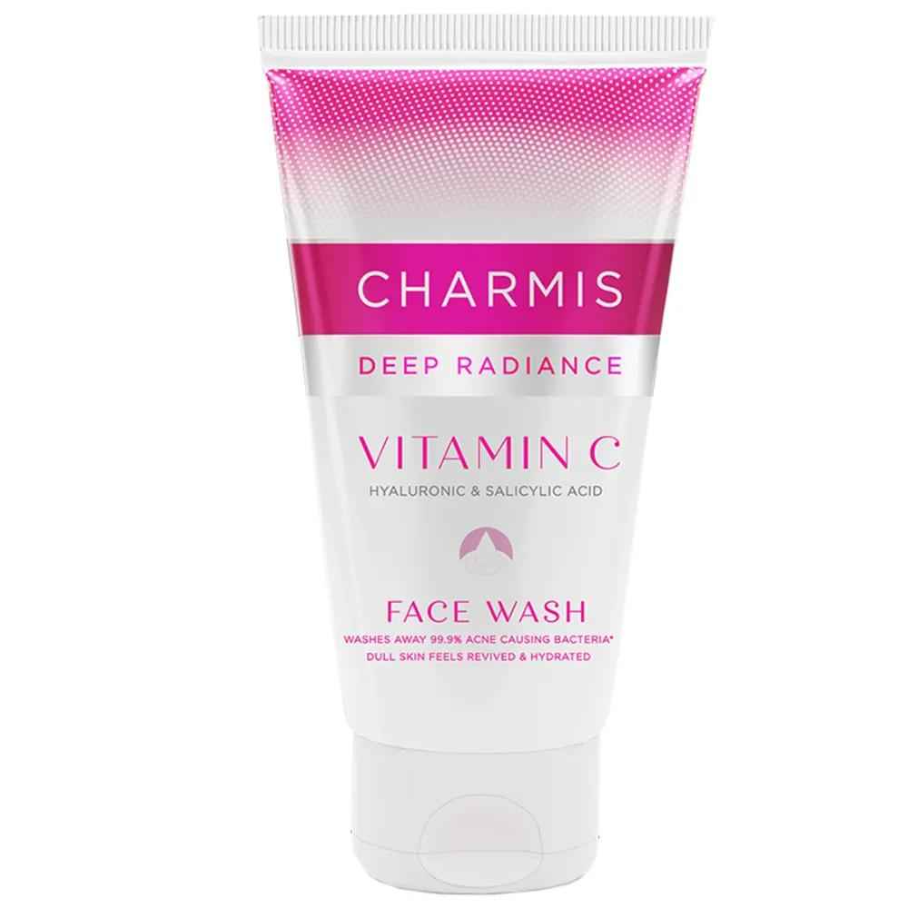 Buy Charmis Deep Radiance Vitamin C Face Wash for Dry Skin, 150ml, Cleanser for Face with Hyaluronic Acid & Salicylic Acid - Purplle