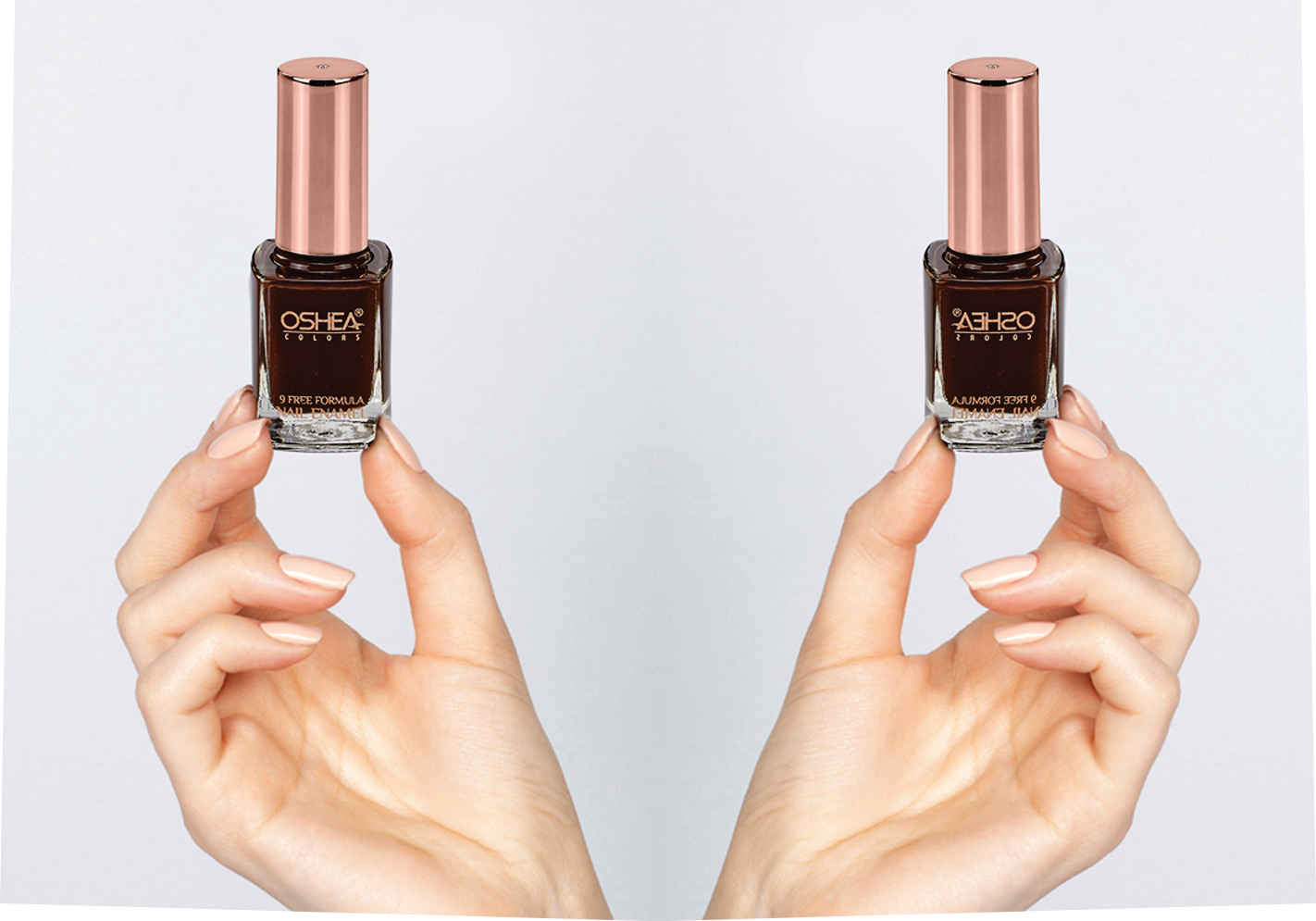 Buy Oshea Herbals Nail Enamel 01 Berry Dark 10Milliliters pack of 2 - Purplle