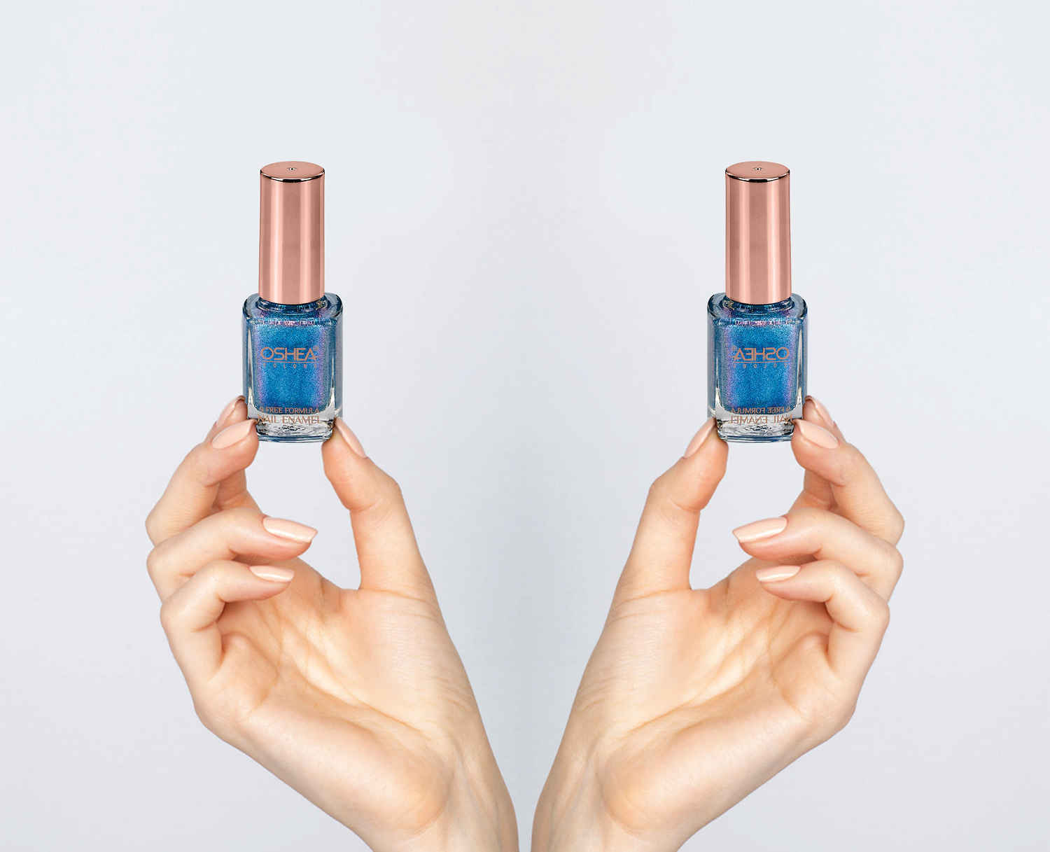 Buy Oshea HerbalsNail Enamel 14 Titanic Blue 10Milliliters pack of 2 - Purplle
