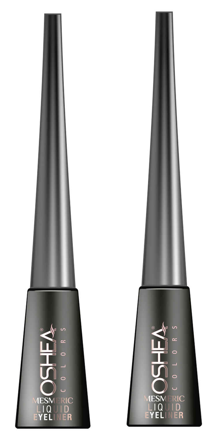 Buy OSHEA HERBALS Mesmeric Liquid Eye Liner( Deep Black) pack of 2 - Purplle