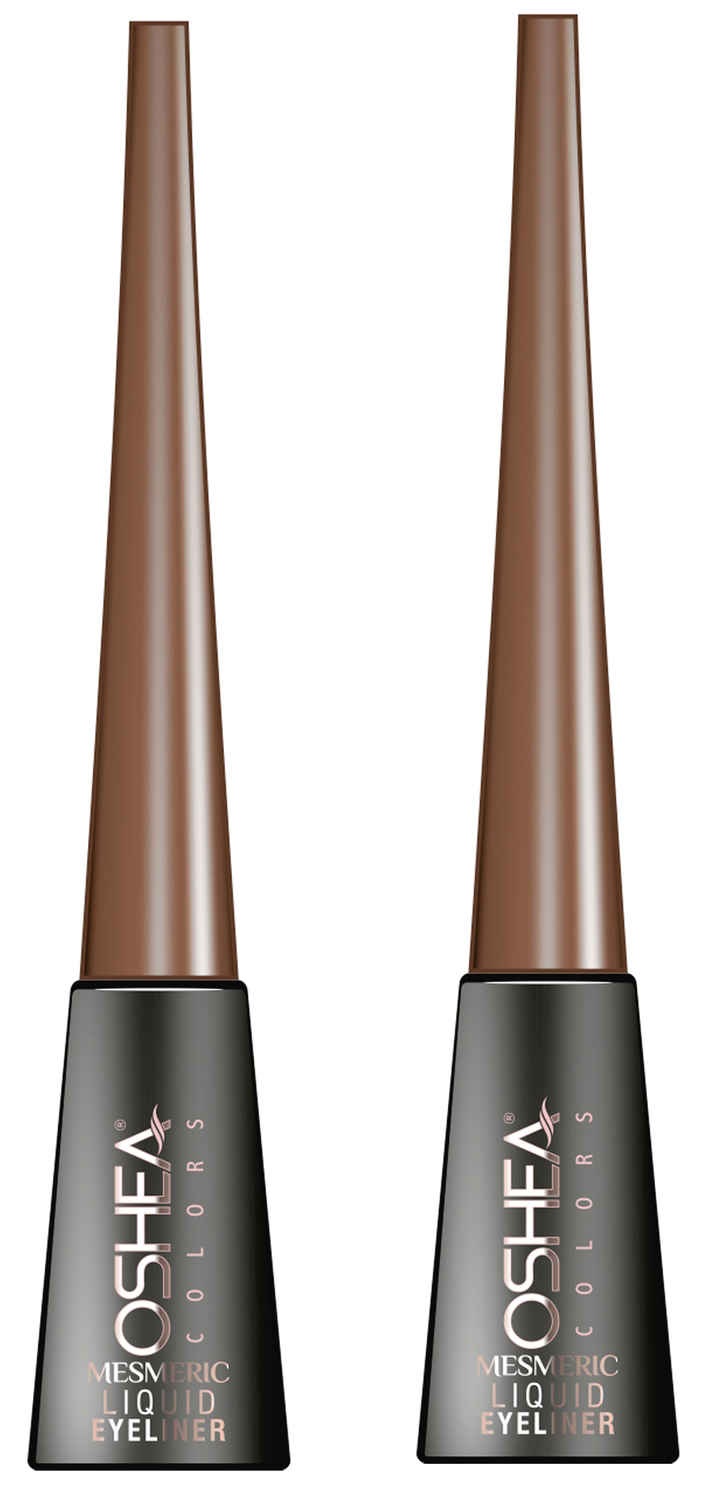 Buy OSHEA HERBALS Mesmeric Liquid Eye Liner( Matte Brown ) pack of 2 - Purplle