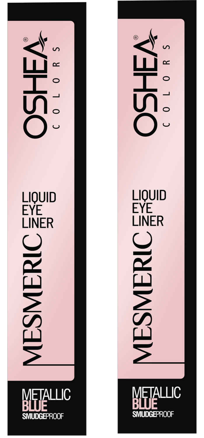 Buy OSHEA HERBALS Mesmeric Liquid Eye Liner( Metallic Blue ) pack of 2 - Purplle