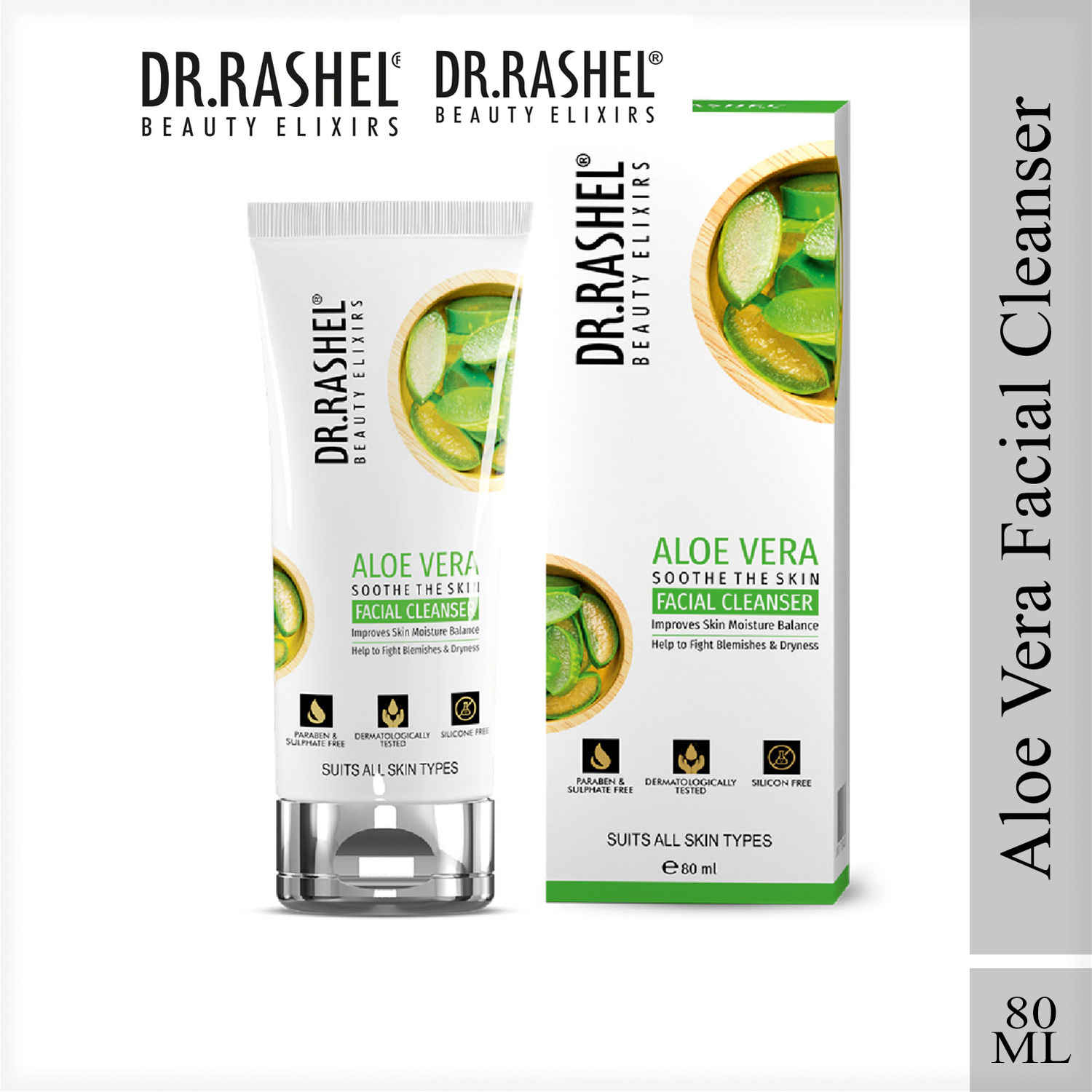 Buy Dr.Rashel Aloe Vera Facial Cleanser Skin Moisture Balance (80 ml) - Purplle