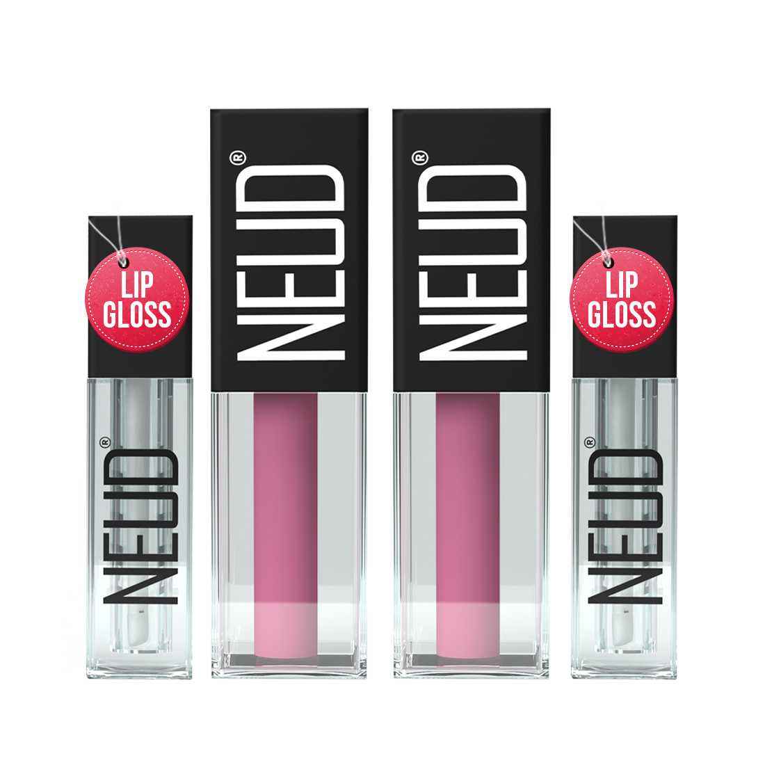 Buy NEUD Matte Liquid Lipstick Supple Candy with Jojoba Oil, Vitamin E and Almond Oil - Smudge Proof 12-hour Stay Formula with Free Lip Gloss - 2 Packs - Purplle