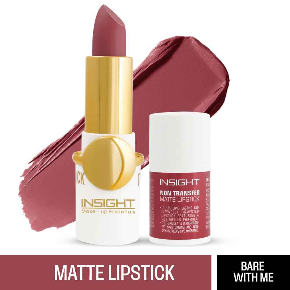 Buy INSIGHT Cosmetics Non Transfer Matte Lipstick (Ll-04)_22 Bare With Me - Purplle