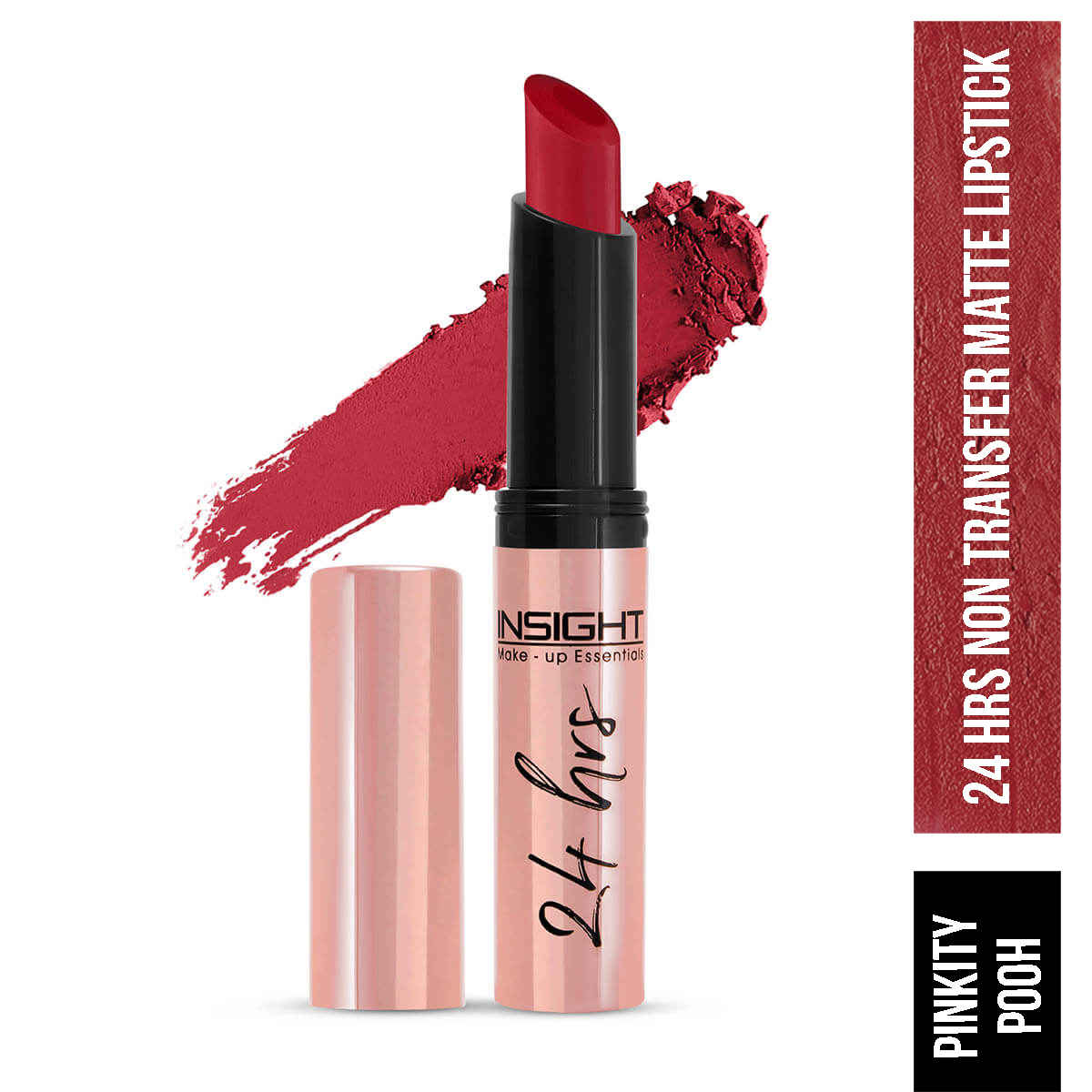 Buy INSIGHT COSMETICS 24 HRS NON TRANSFER MATTE LIPSTICK (LL-03)_PINKITY POOH (10) 3 gm - Purplle