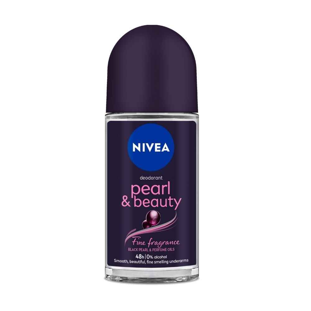 Buy Nivea Deo Roll-on- Pearls extracts & 0% Alcohol , for Smooth & fragrant Underarms, 48H odour protection (50 ml) - Purplle