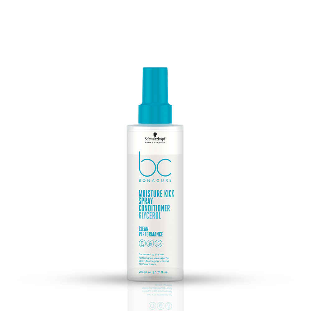 Buy Schwarzkopf Professional Bonacure Moisture Kick Spray Conditioner With Glycerol 200 ml - Purplle
